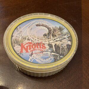 Knotts Berry Farm Playing Cards - Round Vintage 1970s
